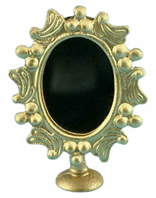 Miniature Dollhouse Ornate Vanity Dresser Mirror 1:12 Scale New