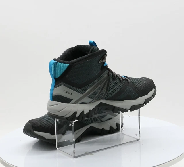 Merrell Mqm Flex Mid Gtx Damen Wanderstiefel Uk 5 Eu 38 Blau Grau Uvp £ 125 Gr 4