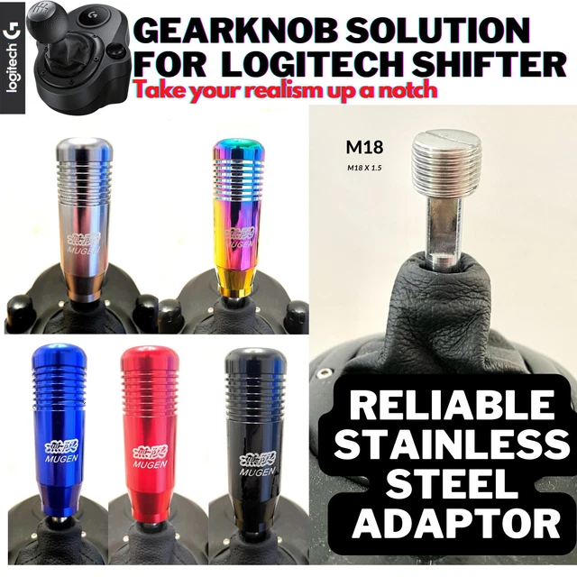 LOGITECH G29/G923/G920/G27 METAL Adapter Shifter Mod Knob + Aluminum
