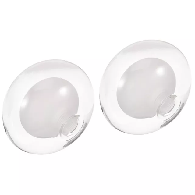 2 Pack Replacement Lamp Shade Ceiling Fan Light Globes for Fixtures Round