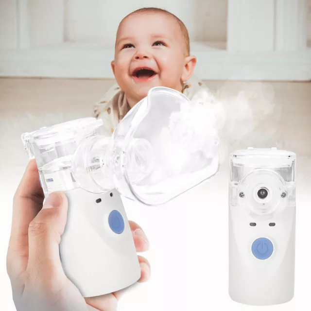 Inhalator Asthma Inhaliergerät Vernebler Kindmaske für Erwachsene Kinder