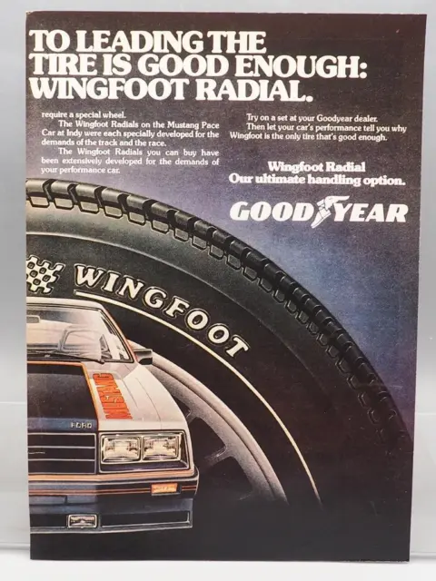 Vintage Magazine Ad Print Design Advertising Goodyear Tires