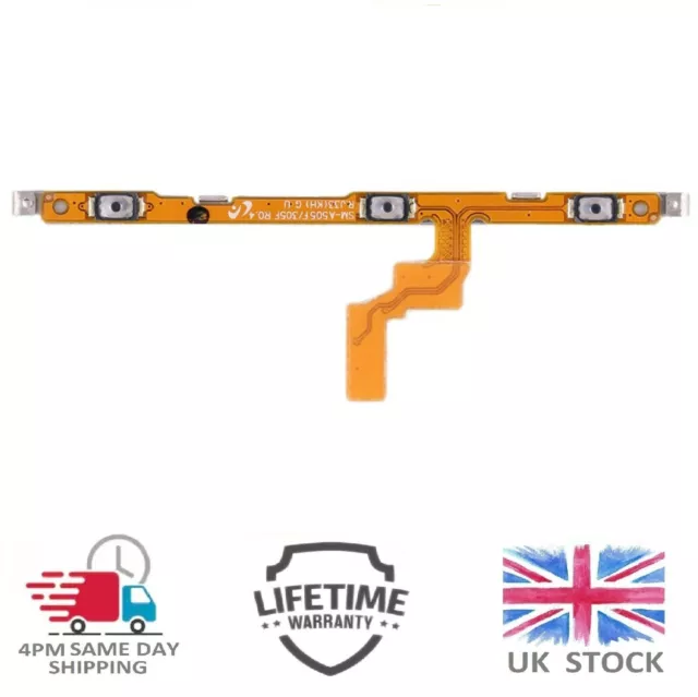 For Samsung Galaxy A40 A405 Power Flex Cable With Volume Side Buttons Adhesive