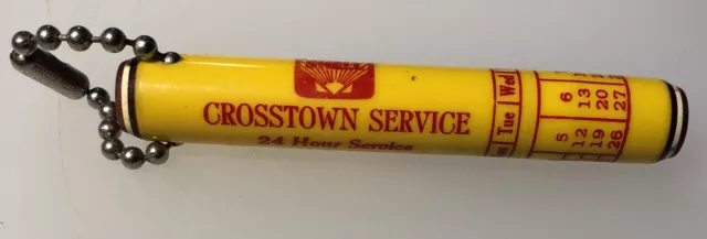 Crosstown Service Hwy 140 Baden Roads Shell Gas Station Auto Vintage Keychain