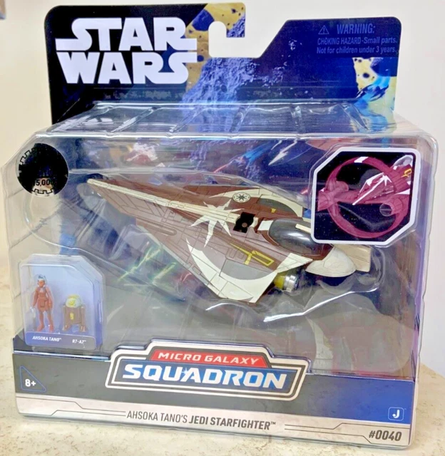 STAR WARS MICRO Galaxy Squadron Ahsoka Tano's Jedi Starfighter Chase 1