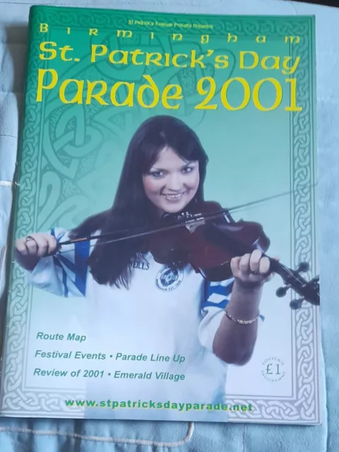 Birmingham St Patrick's Day Parade 2001 Programme