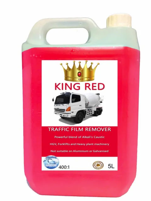 Traffic Film Remover 400:1 CSV King Red  5L Heavy Duty TRF