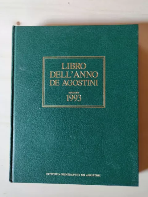 Libro dell'anno De Agostini Edizione 1993-Avvenimenti del 1992
