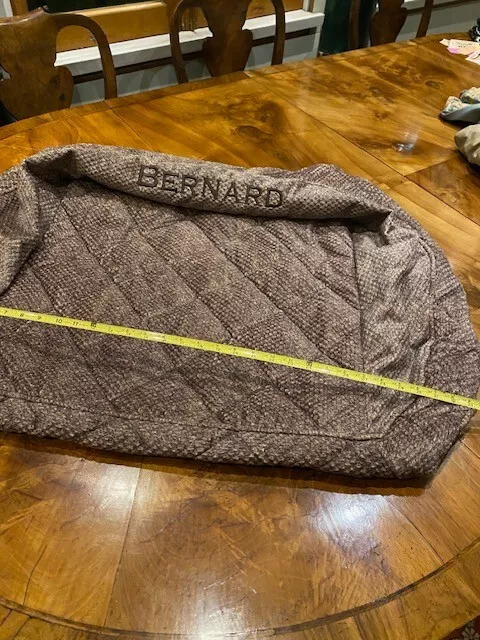 New ORVIS Bolster Monogram Bed Cover only Lounger 30 x 24 about
