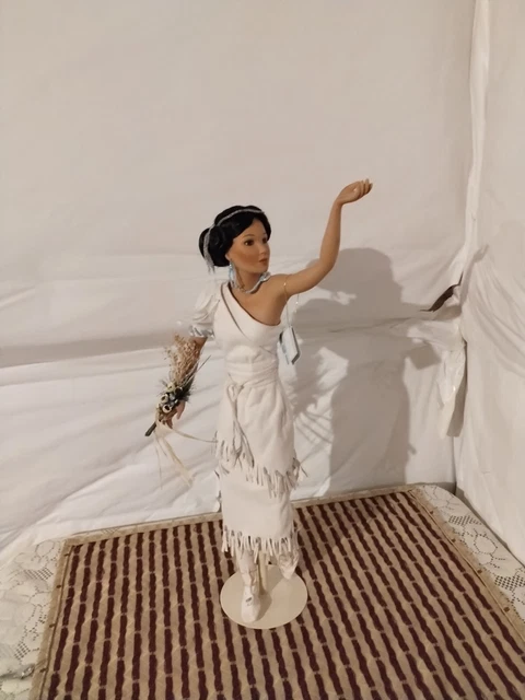 20” Ashton Drake Native American Sandra Bilotto Sun Maiden Porcelain Doll New