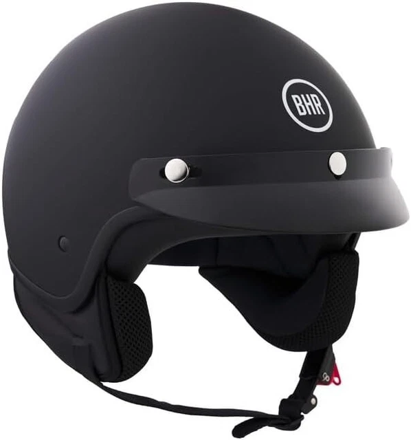 Casque de moto homme et femme pilot demi-jet moto casque bol, open face