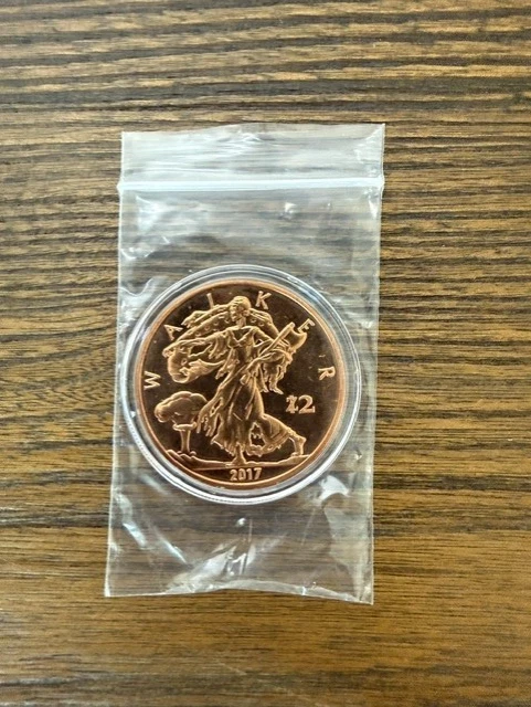 20x 28,3 G Peace Dollar Kupfermünzen – .999 Feinkupfer, In Münzröhre – Unique Metals