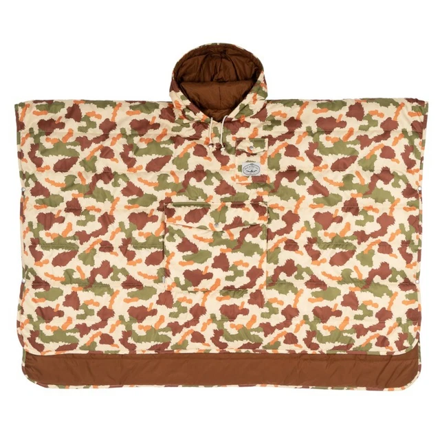 Poler Reversible Poncho Jacket - Small/Medium - Furry Camo Sand - Free Shipping