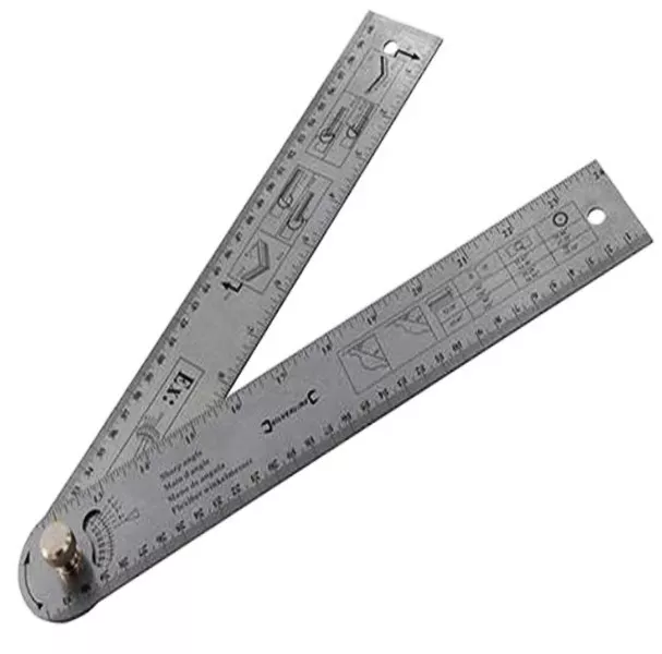 60CM Engineering Easy Angle Protractor Finder Rule Degree Measurement Ruler U79