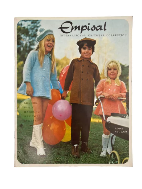 Empisal International Knitwear Collection AU9 Vintage Kids Patterns 1960s