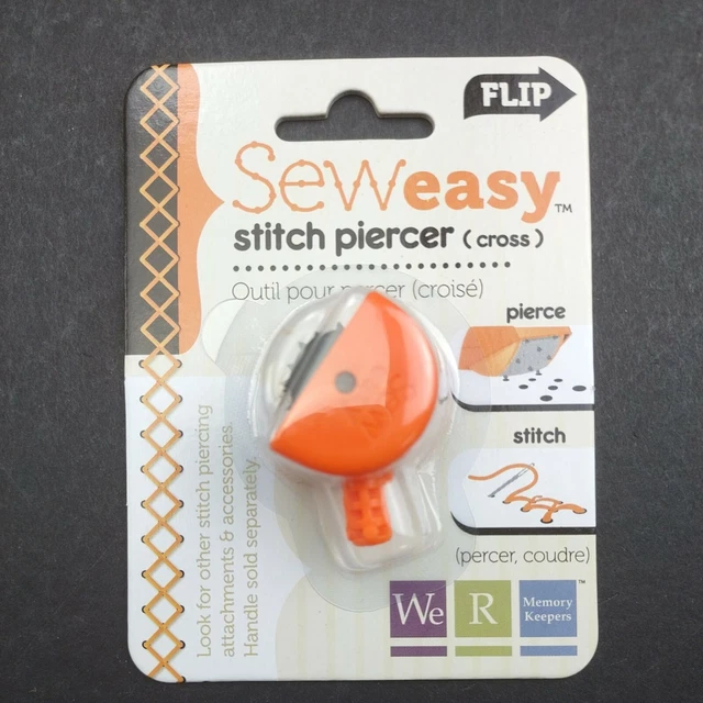 Perforador We R Memory Keepers Coser Fácil Punto de Cruz Accesorio Libro de recortes 1 Nuevo