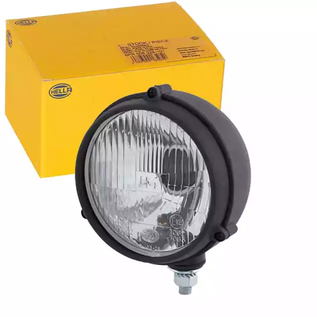 HELLA Faro Halógeno 132mm Redondo 12V 24V Izquierda Dcha Abblend-& Carretera S