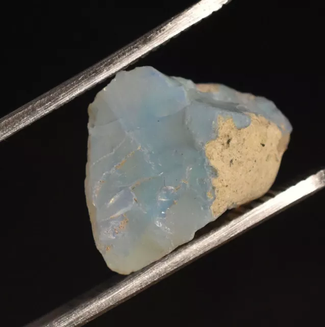 7,70 ct naturel magnifique opale de feu éthiopienne pierre précieuse brute...