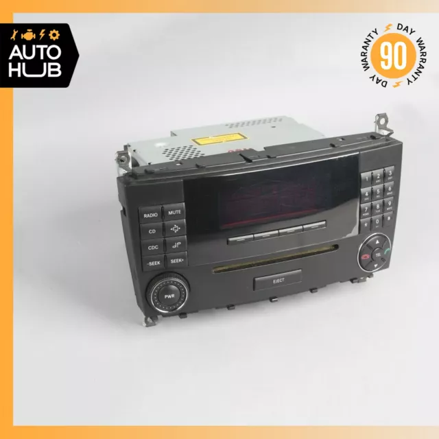 05-07 Mercedes W203 C230 Radio Stereo Audio CD Player Head Unit AM FM OEM 76k