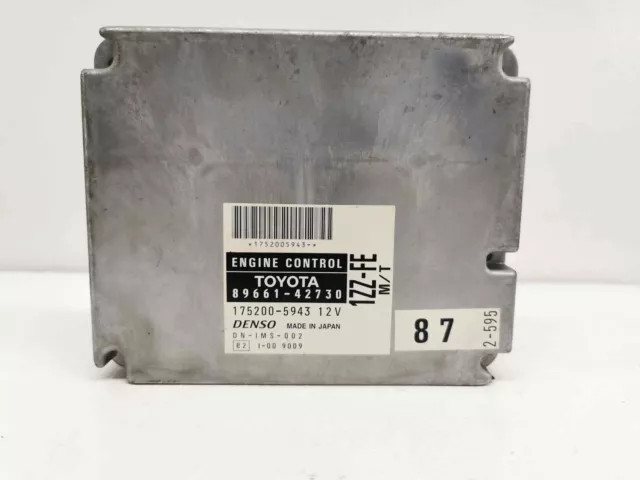 8966142730 Calculateur Moteur Ecu / 1752005943 / 1852244 Pour Toyota Rav 4 A2