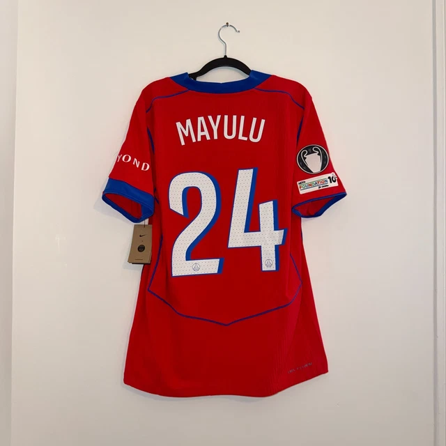 Maillot Nike PSG Dembélé Vapor Player Issue 2024-2025 Long Bleu Taille L