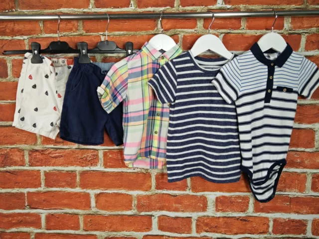 Baby Boy Bundle Age 12-18 Months Next H&M Zara Shorts Shirt Top T-Shirt Set 86Cm