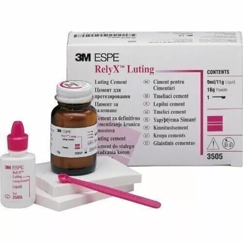 Relyx Befestigungszement-KIT (9 ml Flüssigkeit + 11 g Pulver) von 3M ESPE