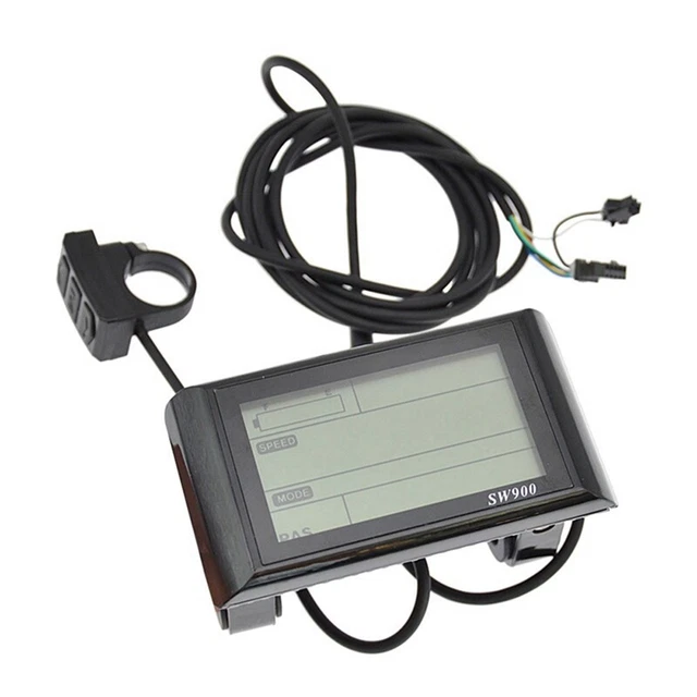 2X(24-72V SW900 LCD Display Control Electric Bicycle Speed Meter7667 ...