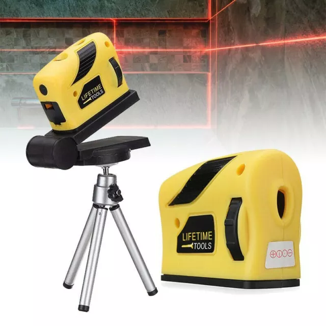 Self Leveling 3D Laser Level Horizontal Vertical Point Line Cross With Tripod UK