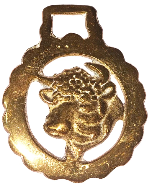 Médaillon Pour Selle De Cheval - Croix De Canterbury En Laiton - Occasion
