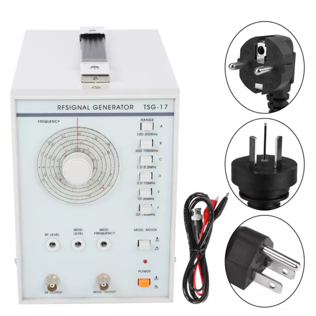 TSG‑17 High Frequency RF/AM Signal Generator 100kHz-150MHz110V/220V EU/US Plug 3