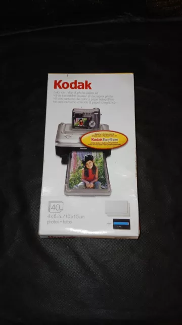 Kodak EasyShare PH-40 Color Cartridge & Photo Paper Kit 4x6 40-count New