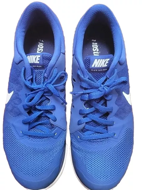NIKE HOMBRES FLEX 2015 Run 709022 400 Azul Zapatos para Correr Tenis Talla 9.5 Pre Owne EUR 40 06 PicClick ES