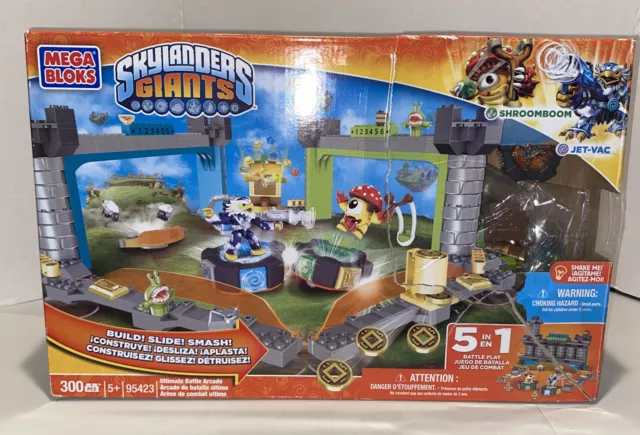 New Mega Bloks Skylanders Giants 5 In 1 Ultimate Battle Arcade 300 Pcs #95423