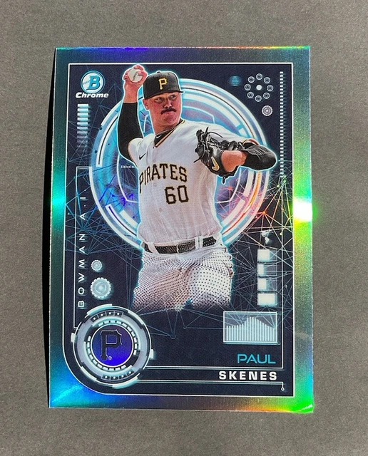 PAUL SKENES 2024 Bowman Chrome Bowman AI BAI15 Pittsburgh Pirates 4.