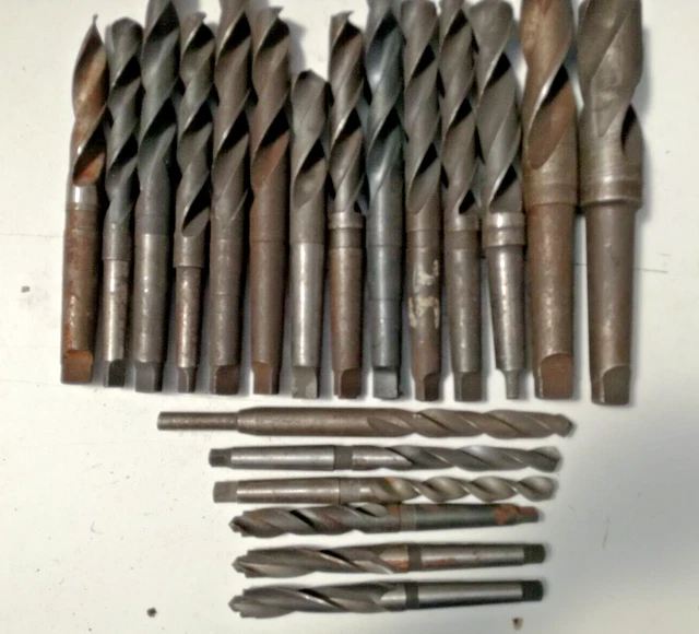 Konvolut HSS MK Bohrer 20 Stück Ø 17,5mm  - 42mm gebraucht