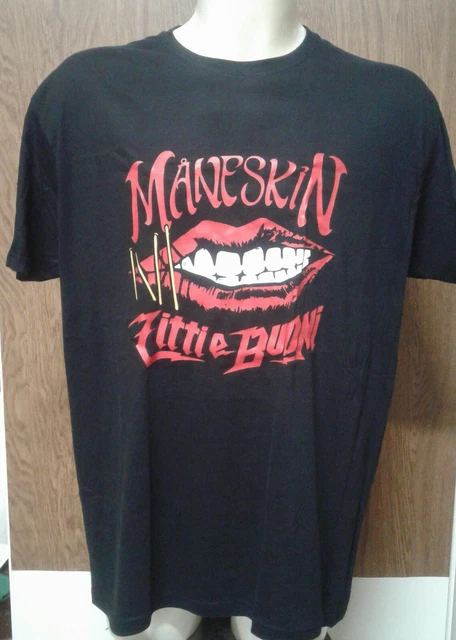 T-shirt  zitti e buoni maglietta Maneskin musica rock
