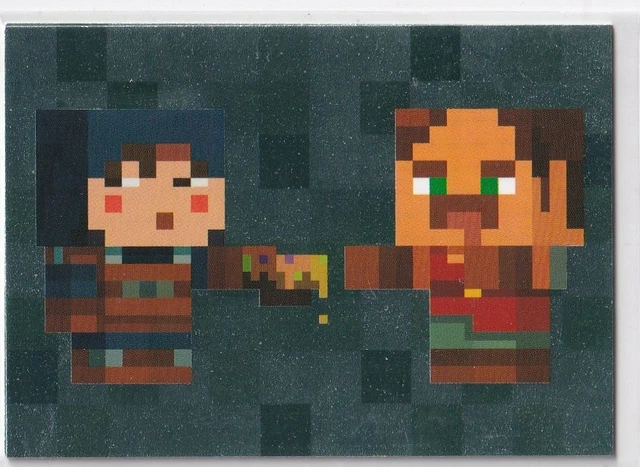 PANINI MINECRAFT TIME To Miniera Trading Carte Mappa No. 169 Blocco
