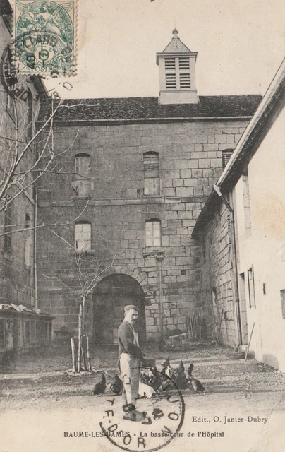 25 Cpa Baume Les Dames La Basse-Cour De L'hopital