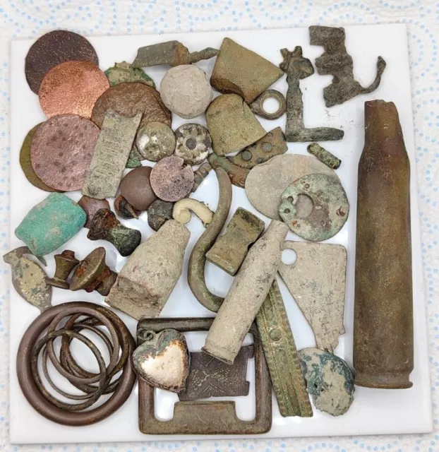 Job Lot Of Metal Detecting Finds