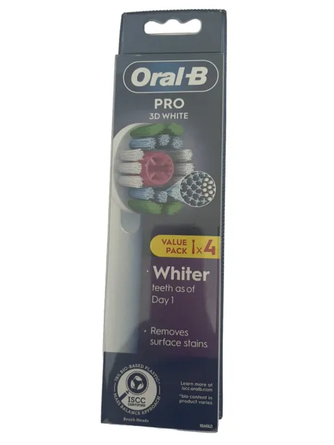 Oral-B PRO 3D White Electric ToothBrush  Heads 1.2.4. USE DROP MENU