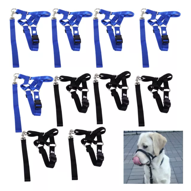 par harnais Sangle Laisse Collier de tête chien animal Dog Pet Head Collar Strap