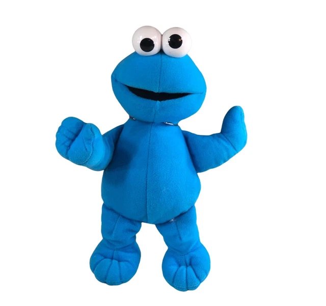 Cookie Monster Plush Stuffed Animal 2002 Sesame Workshop Fisher Price 10" Toy