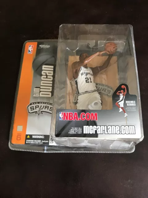 TIM DUNCAN San Antonio SPURS MCFARLANE'S PICKS 2004 SERIES 6 Brand New Unopened