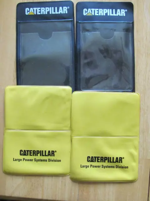 2 Business Card Holder & 2 Shirt Card Caterpillar Large Power Systems Division