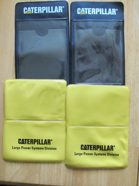 2 Business Card Holder & 2 Shirt Card Caterpillar Large Power Systems Division