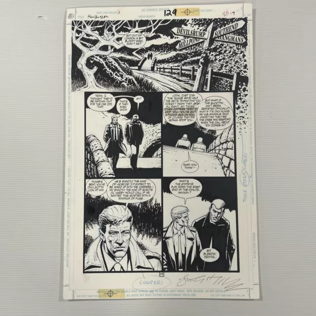 Original Artwork for Hellblazer #129 Page 19 by John Higgins DC Comics