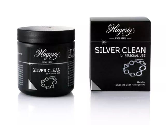 Hagerty Silver Clean 170ml Silver Dip Bath for Cleaning Silver Plate Jewellery