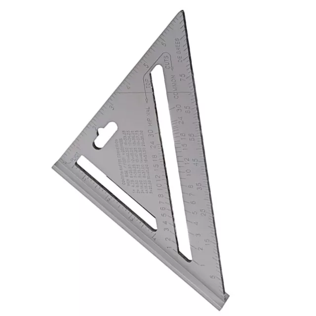 Herramienta de mano triangular de aleación de aluminio transportador triángulo métrico