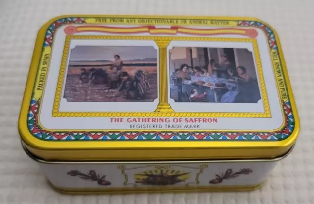 EMPTY TIN BOX - The Gathering of Saffron 1oz (No Saffron)